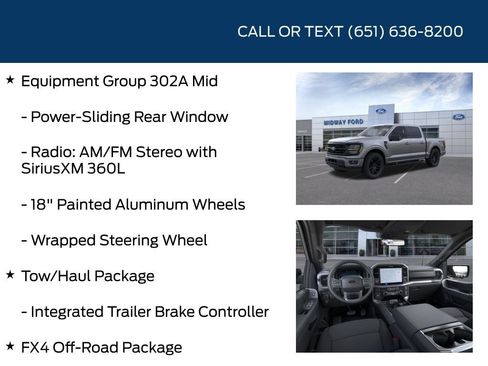 New 2026 Ford F150 XLT w/ Equipment Group 302A MID AWD/4WD image 20