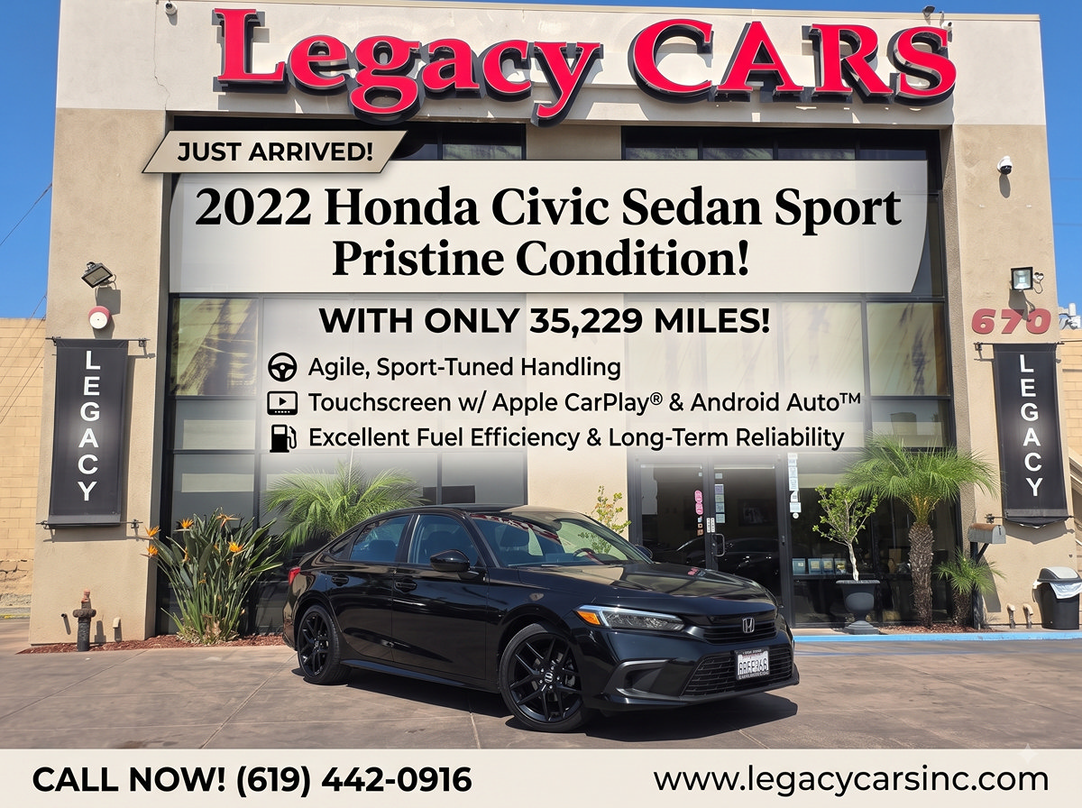 Used 2022 Honda Civic Sport image 2