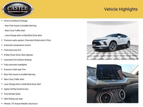 Certified 2023 Chevrolet Blazer LT w/ Driver Confidence Package AWD/4WD image 4