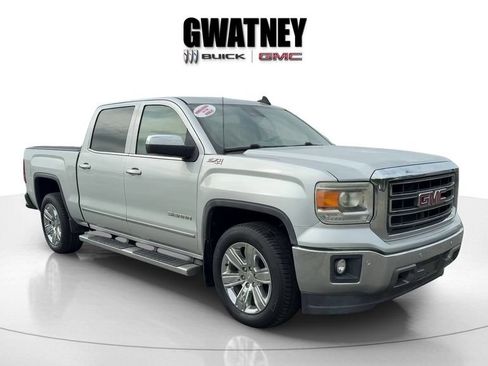 Used 2015 GMC Sierra 1500 SLT w/ SLT Crew Cab Value Package AWD/4WD image 1