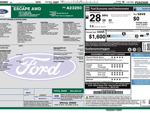 Used 2023 Ford Escape ST-Line w/ Tech Pack #1 image 4