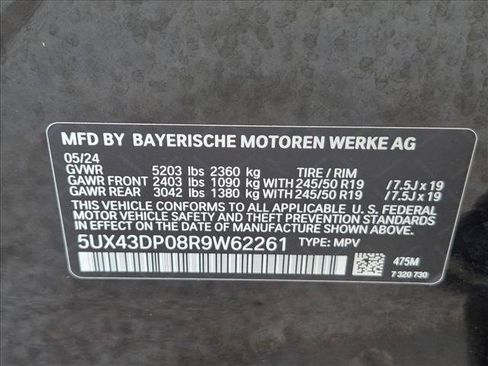 Used 2024 BMW X3 sDrive30i w/ Convenience Package RWD image 27