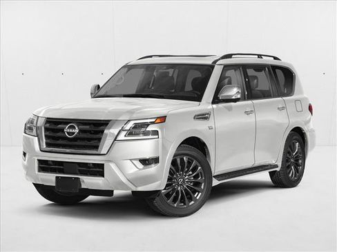 Used 2023 Nissan Armada Platinum w/ Captain's Chairs Package image 1