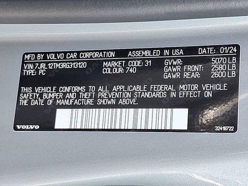 Used 2024 Volvo S60 B5 Ultimate w/ Climate Package AWD/4WD image 27