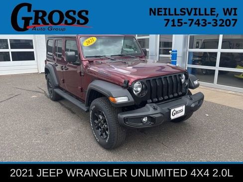 Used 2021 Jeep Wrangler Unlimited Sport AWD/4WD image 1