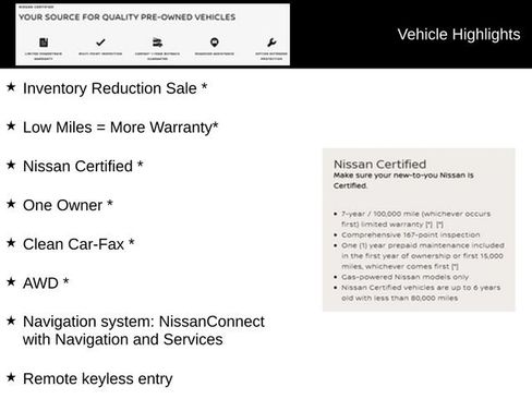 Certified 2025 Nissan Murano SL w/ Cargo Package AWD/4WD image 4