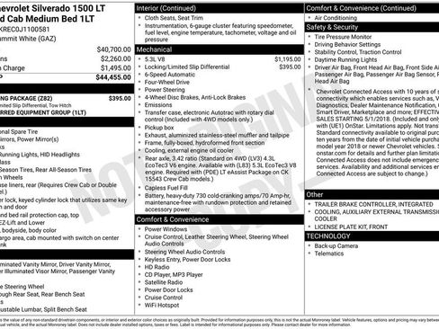 Used 2018 Chevrolet Silverado 1500 LT w/ Trailering Package image 21