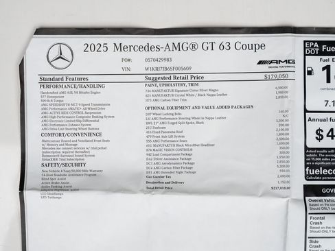Used 2025 Mercedes-Benz AMG GT 63 image 82