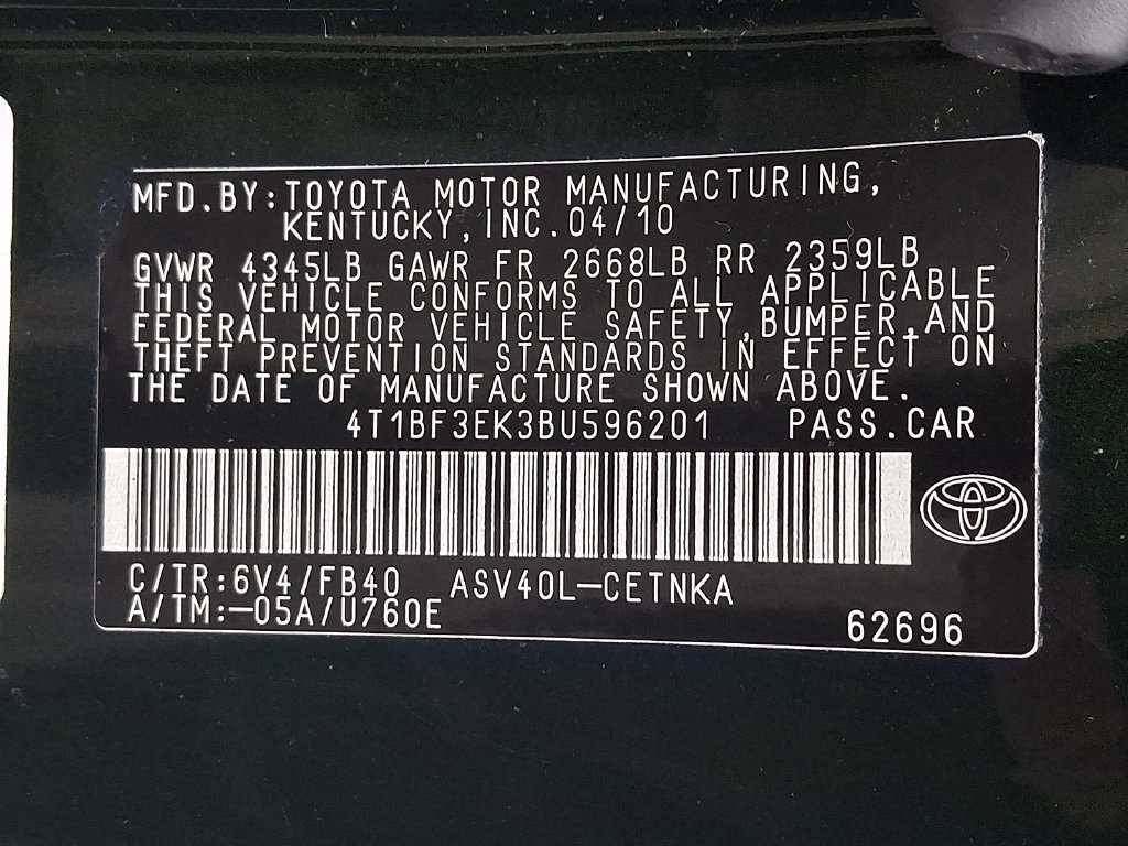 Used 2011 Toyota Camry LE w/ LE Extra-Value Pkg FWD image 25