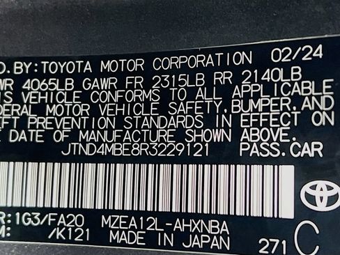 Certified 2024 Toyota Corolla SE FWD image 27