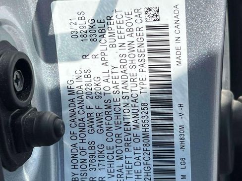 Used 2021 Honda Civic Sport image 15