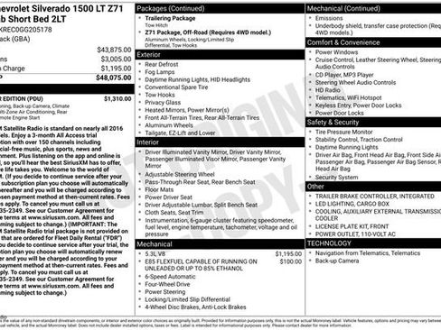 Used 2016 Chevrolet Silverado 1500 LT w/ All Star Edition image 2