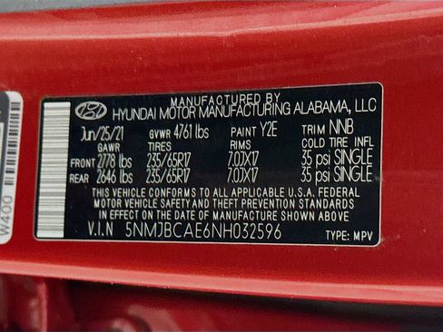 Certified 2022 Hyundai Tucson SEL AWD/4WD image 35