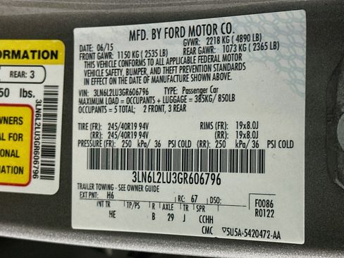 Used 2016 Lincoln MKZ Hybrid FWD image 12