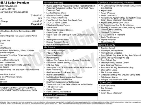 Used 2023 Audi A3 2.0T Premium image 2