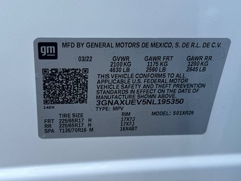 Used 2022 Chevrolet Equinox LT AWD/4WD image 27