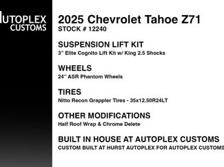 Used 2025 Chevrolet Tahoe Z71 w/ Comfort Package AWD/4WD video 2