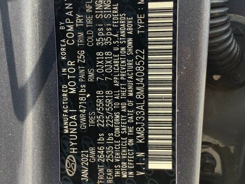 Used 2021 Hyundai Tucson Ultimate FWD image 30
