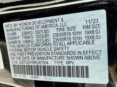Certified 2024 Acura RDX SH-AWD w/ Advance Package image 39