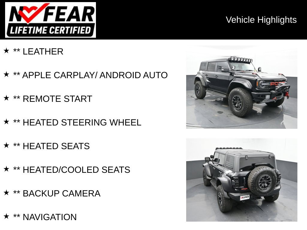 Used 2023 Ford Bronco Raptor AWD/4WD image 2
