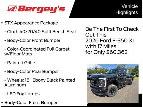 New 2026 Ford F350 XL w/ STX Appearance Package image 5