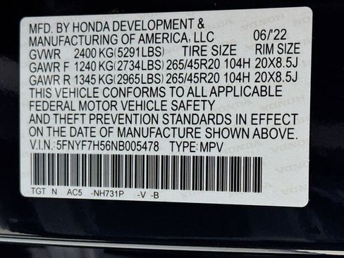 Used 2022 Honda Passport EX-L image 25