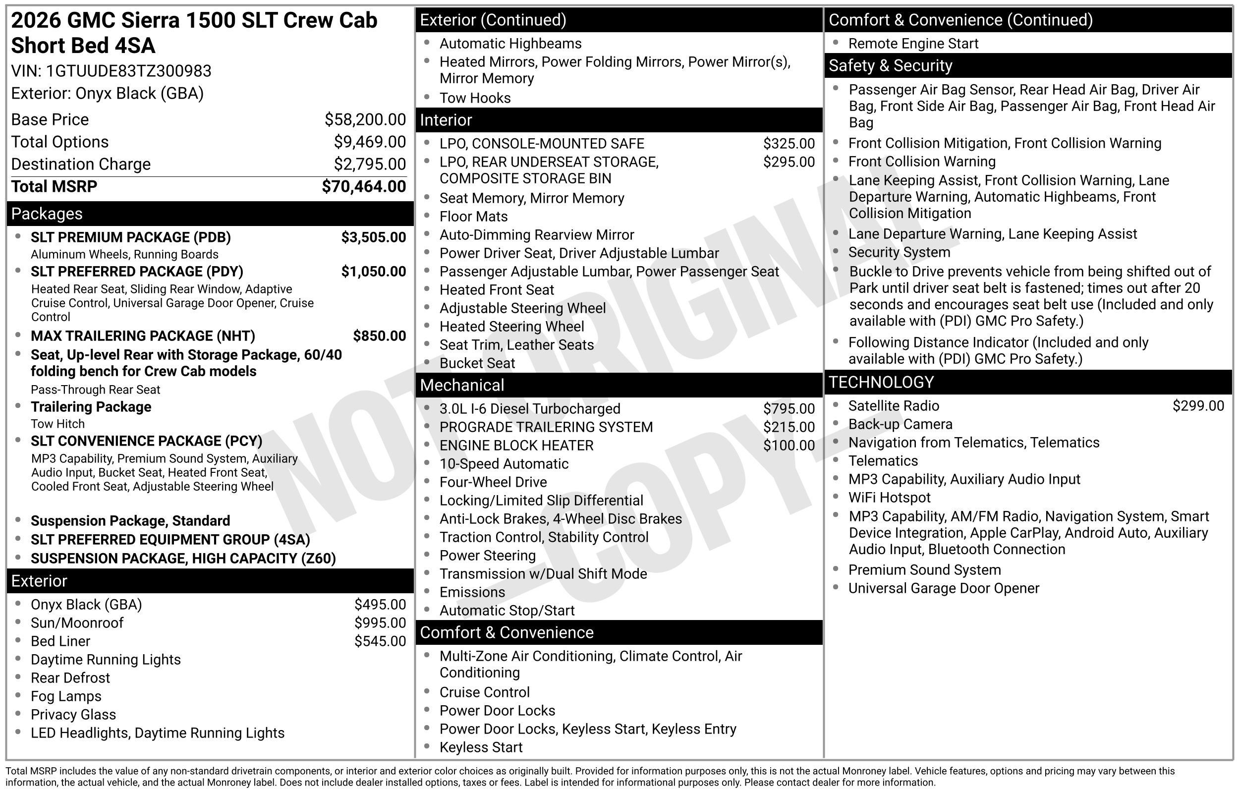 New 2026 GMC Sierra 1500 SLT w/ SLT Premium Package AWD/4WD image 46