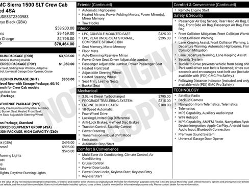 New 2026 GMC Sierra 1500 SLT w/ SLT Premium Package AWD/4WD image 46