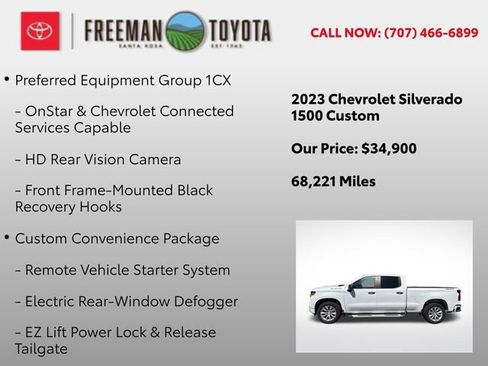 Used 2023 Chevrolet Silverado 1500 Custom AWD/4WD image 11
