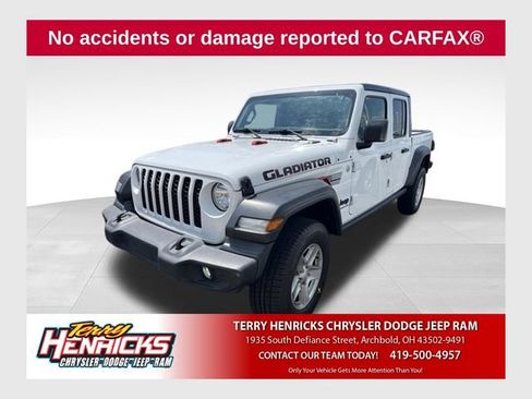 Used 2020 Jeep Gladiator Sport w/ Quick Order Package 24S AWD/4WD image 1