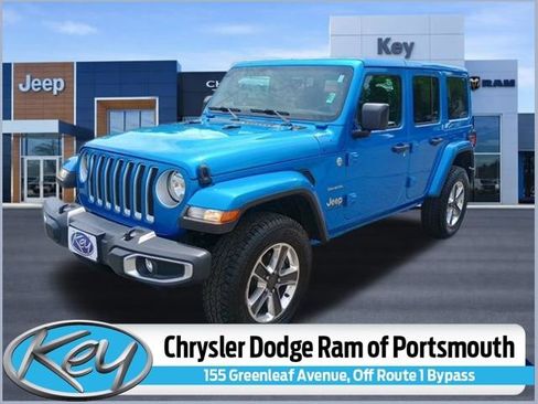 Used 2023 Jeep Wrangler Unlimited Sahara AWD/4WD image 1