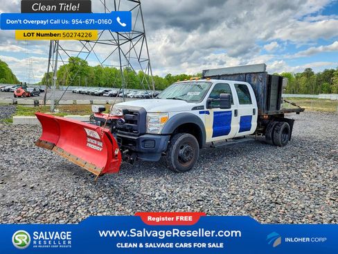 Used 2016 Ford F450 XL w/ Snow Plow Prep Package RWD image 1