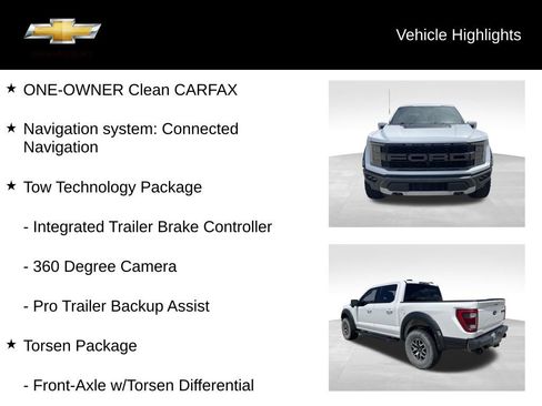 Used 2022 Ford F150 Raptor w/ Equipment Group 801A High AWD/4WD image 18