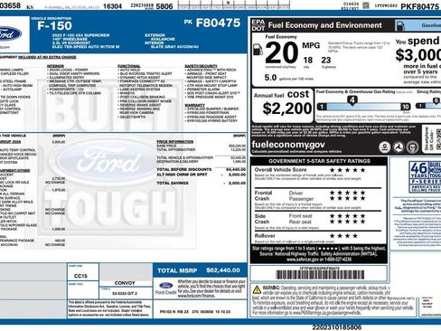 Used 2023 Ford F150 XLT w/ Equipment Group 302A High AWD/4WD image 3
