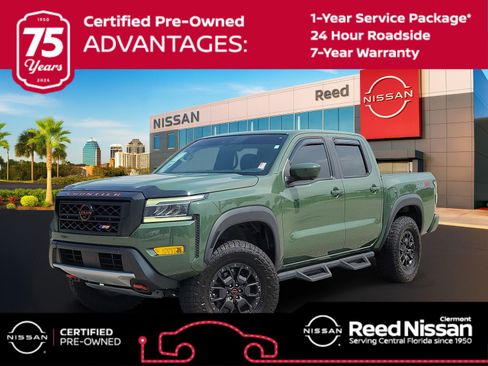 Certified 2022 Nissan Frontier PRO-4X w/ Pro-4X Premium Package AWD/4WD image 1