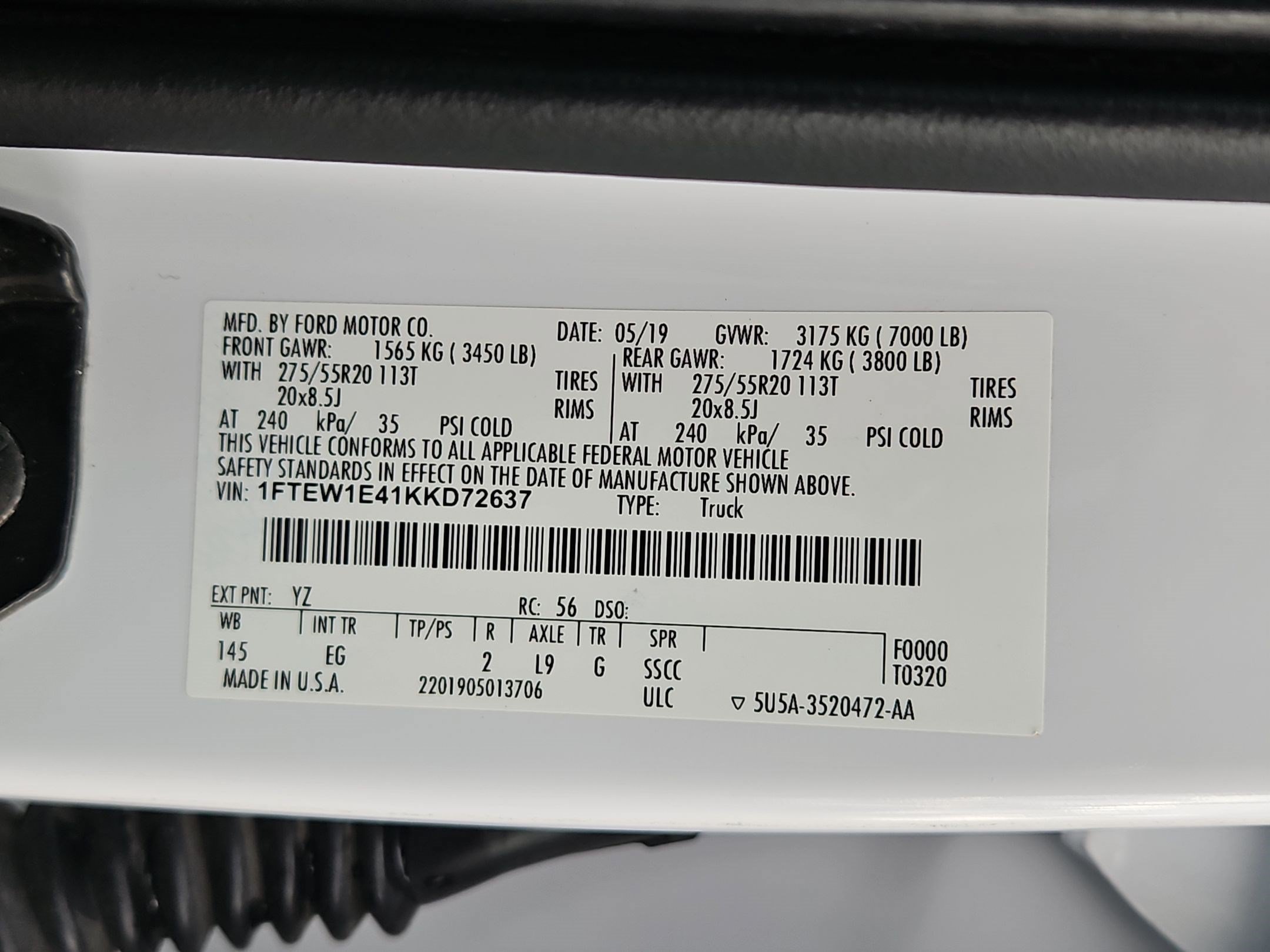 Used 2019 Ford F150 Lariat AWD/4WD image 32