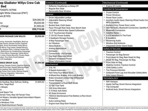 Used 2026 Jeep Gladiator Sport AWD/4WD image 8