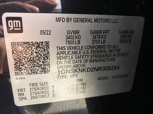 Certified 2022 Chevrolet Tahoe LT w/ Luxury Package AWD/4WD image 31