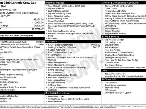 Used 2019 RAM 2500 Laramie image 6