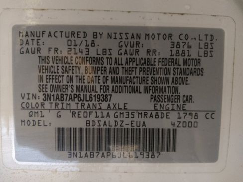 Used 2018 Nissan Sentra SV image 33