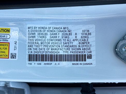 Used 2026 Honda Civic LX image 33