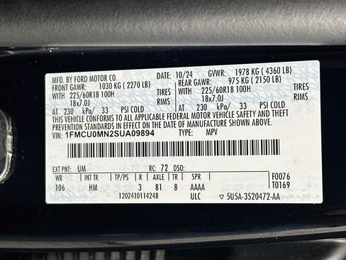 Used 2025 Ford Escape ST-Line FWD image 12