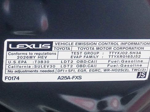 New 2026 Lexus RX 350h w/ Convenience Package image 28