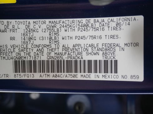 Used 2014 Toyota Tacoma PreRunner w/ SR5 Package RWD image 22