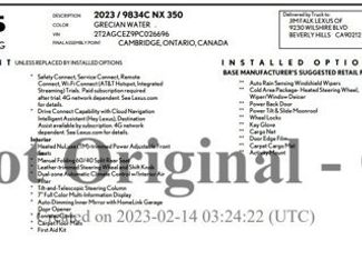 Used 2023 Lexus NX 350 AWD w/ Cold Area Package video 2