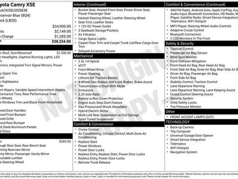 Used 2025 Toyota Camry XSE image 4