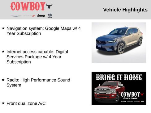 Used 2025 Volvo XC40 B5 Core image 2