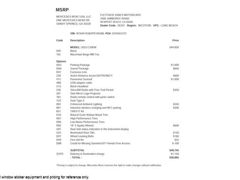 Used 2023 Mercedes-Benz C 300 Sedan image 26