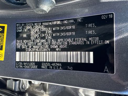 Used 2018 Toyota Highlander XLE FWD image 34