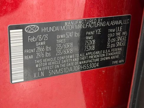 Certified 2023 Hyundai Santa Fe SE w/ Cargo Package image 26